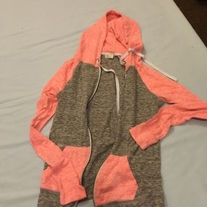 Pink & Gray Sweat Shirt